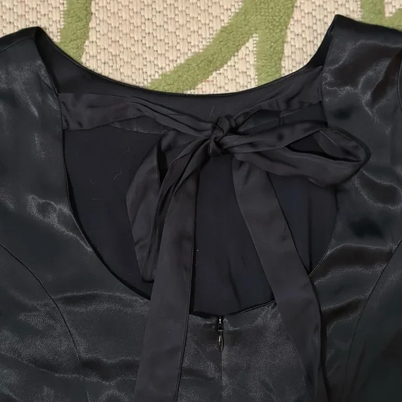 Anthropologie ruffled satin mini dress - Picture 7 of 10